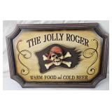 The Jolly Roger Wood Sign