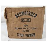 Brumberger No. 1225 35mm Slide Viewer