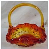 7' 2 Tone Art Glass Basket