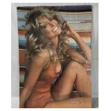 1976 Pro Arts Farrah Fawcett Poster On Board