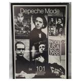 Framed Depeche Mode 101 Promo Poster