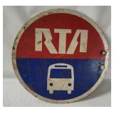 Rta Bus Stop Metal Sign
