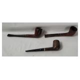 3 Smoking Pipes- Brewster, Hesson Guard, Kaywoodie