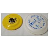 Vtg Cuyahoga County Fair & Mc D's Frisbees