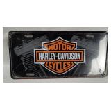 Harley Davidson Cycles License Plate
