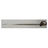 Antique Lion's Head Naval Officer Sword