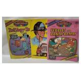 Vtg Coloring Books - Huckleberry Hound, Pebbles