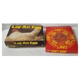 Vtg Can't Stop & Lay An Egg Games