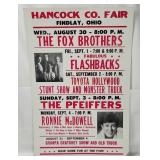 Hancock County Fair Concert Poster
