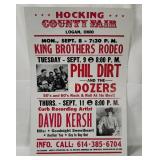 Hocking County Fair Concert Poster