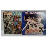 3 Village People Records - Go West, Can't Stop