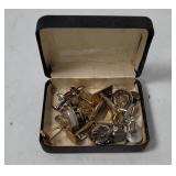 Vtg Cuff Links & Tie Tacks