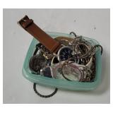 Assorted Costume Jewelry, Watches Etc.