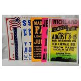 9 County Fair Posters- Richland, Seneca, Lucas Etc