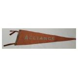 Vtg Alliance Ohio Pennant