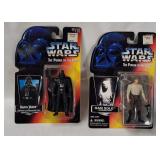 2 Star Wars Pof Figures - Han Carbonite, Vader