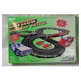 Artin Dayglow Highway Patrol Slot Car Set