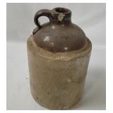 Vtg Stoneware Crock Jug, Has Chips