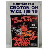 Hartford Fair Demolition Derby Poster