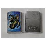 2 Refillable Lighters - Zippo, Ronson