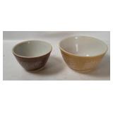 2 Pyrex Woodland Mixing Bowls