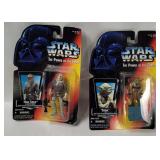 2 Star Wars Pof Figures - Yoda, Han Solo Hoth