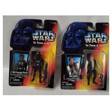 2 Star Wars Pof Figures - Han Solo, Tie Pilot