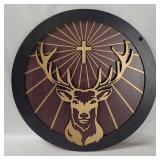 Jagermeister Round Wood Wall Sign