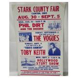 Stark County Fair Concert Poster