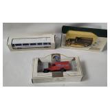 3 Diecast Vehicles - Campus Bus, Lledo