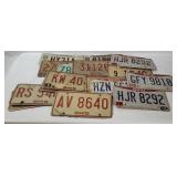 Assorted Vtg Ohio License Plates