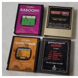 4 Atari 2600 Games - Kaboom, Combat, Donkey Kong