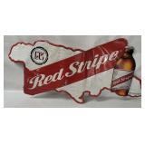 Red Stripe Beer Metal Sign