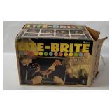 Vtg Hasbro Lite-brite W/ Box