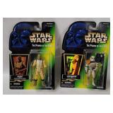 2 Star Wars Pof Figures - Sandtrooper, Bossk