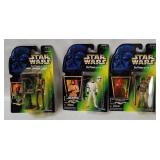 3 Star Wars Pof Figures - Ev-9d9, Luke, Lando
