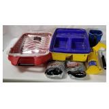 Painting Supplies - Roller, Color Chips, Trays