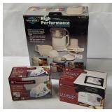 Food Processor, Chopster & Can Opener
