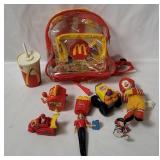 Mc D's Backpack Play Food Set