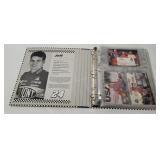 Jeff Gordon Binder W/ Nascar Cards & Postcards