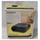 Sony Am/ Fm Clock Radio Icf-c218