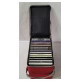 Cd Travel Case W/ Rock & Pop Cd's