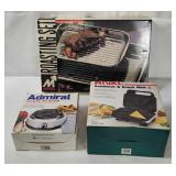 Roasting Set, Single Burner & Sandwich Maker