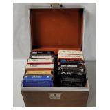 Case W/ Classic Rock 8-track Tapes