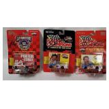 3 Racing Champs Signed Nascar Diecasts
