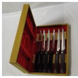 Vtg Stainless Steak Knives Japan