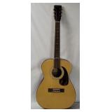 Vtg Harmony H6340 Acoustic Guitar, Damaged