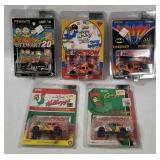 5 Action Nascar Diecasts - Peanuts, Batman