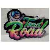 Toad Road Lighted Plastic Sign