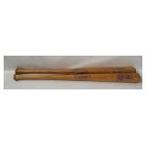 2 Louisville Slugger Miniature Baseball Bats